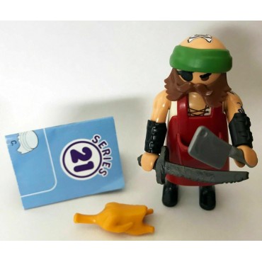 PLAYMOBIL FI?URES 70732 SERIE 21 03 PIRATE BUTCHER