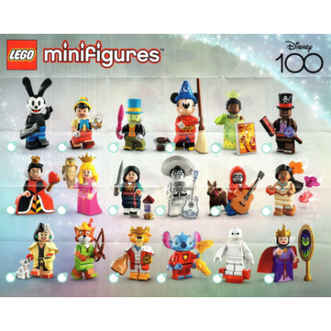 Stitch 626 Lego Minifigure Disney 100th Anniversary Series 71038