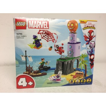 LEGO SUPER HEROES 10790 damaged box  TEAM SPIDEY  AT GREEN GOBLIN'S LIGHTHOUSE