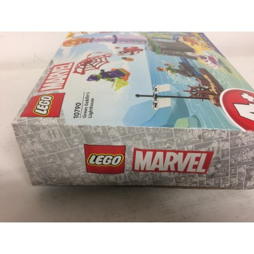 LEGO SUPER HEROES 10790 damaged box  TEAM SPIDEY  AT GREEN GOBLIN'S LIGHTHOUSE