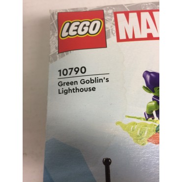 LEGO SUPER HEROES 10790 damaged box  TEAM SPIDEY  AT GREEN GOBLIN'S LIGHTHOUSE