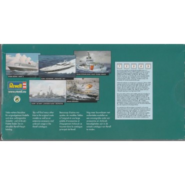 plastic model kit scale 1/ 350 Revell 05093 U BOOT GERMAN SUBMARINE TYPE‪ VII C  New with open box