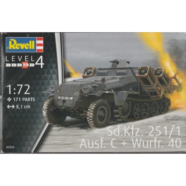 plastic model kit scale 1/ 72 Revell 03324 SD. KTZ. 251/1 AUSF C + WURF. 40 New with open box