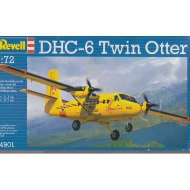 modellino in plastica REVELL 04901 DHC-6 TWIN OTTER scala 1/ 72 nuovo in scatola  aperta