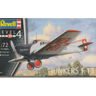 model kit scale 1/ 72 Revell 03870 JUNKERS F. 13 New with open box