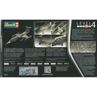 model kit scale 1/ 72 Revell 03904 LOCKHEED MARTIN F- 104 G STARFIGHTER New with open box