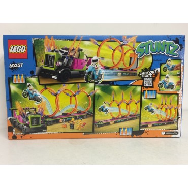 LEGO CITY STUNTZ 60357 STUNT TRUCK : SFIDA DELL'ANELLO DI FUOCO