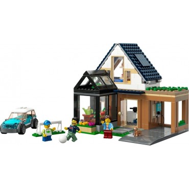 LEGO CITY 60398 VILLETTA FAMILIARE ED AUTO ELETTRICA