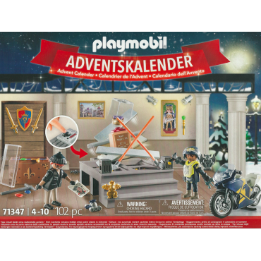 PLAYMOBIL CITY ACTION  71347 CALENDARIO DELL'AVVENTO FURTO AL MUSEO