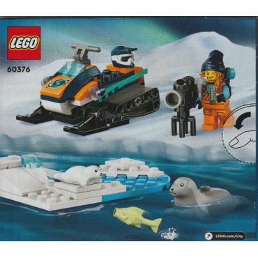 LEGO CITY 60376 ARTIC EXPLORER SNOWMOBILE