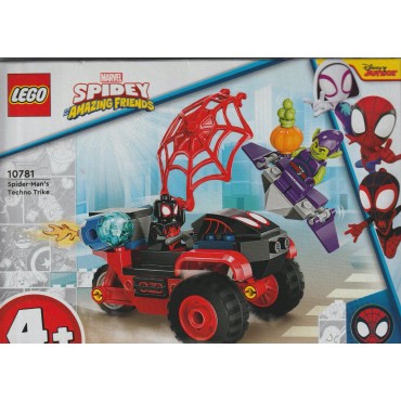 LEGO MARVEL SUPER HEROES - SPIDEY AMAZING FRIENDS 10781 MILES MORALES: LA TECHNO TRIKE DI SPIDER MAN