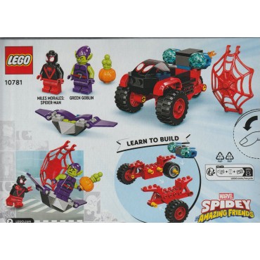 LEGO MARVEL SUPER HEROES - SPIDEY AMAZING FRIENDS 10781 MILES MORALES: LA TECHNO TRIKE DI SPIDER MAN