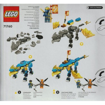 LEGO NINJAGO 71760 DRAGONE DEL TUONO DI JAY - EVOLUTION