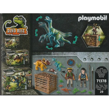 PLAYMOBIL DINO RISE STARTER PACK 71378 LIBERAZIONE DEL TRICERATOPO