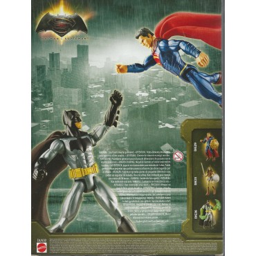 BATMAN & SUPERMAN 30 cm 2X ACTION FIGURES mattel DLN3