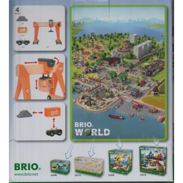 BRIO 33732 GANTRY CRANE WOODEN RAILWAY TRACK SYSTEM