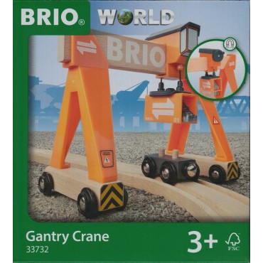 BRIO 33732 GANTRY CRANE WOODEN RAILWAY TRACK SYSTEM