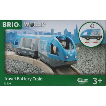 BRIO 33506 TRAVEL BATTERY TRAIN WOODEN RAILWAY TRACK