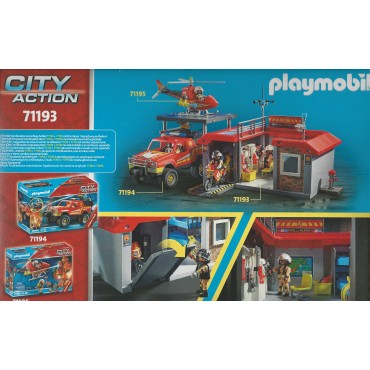 PLAYMOBIL CITY ACTION 71193 STAZIONE DI POMPIERI promo pack