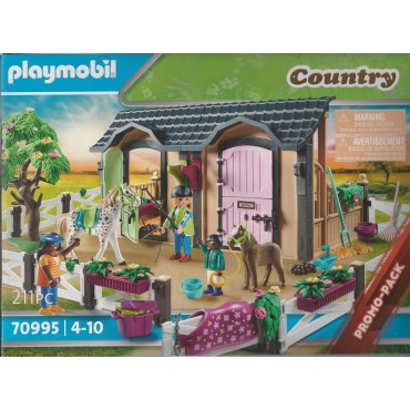 PLAYMOBIL COUNTRY 70995 LEZIONI DI EQUITAZIONE E STALLE promo pack