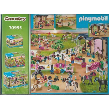 PLAYMOBIL COUNTRY 70995 LEZIONI DI EQUITAZIONE E STALLE promo pack