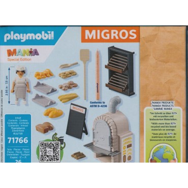 PLAYMOBIL MANIA BY MIGROS 71766 LA PANETTERIA SPECIAL EDITION COLLECTOR ITEM ISSUED FOR SWISS MARKET ONLY