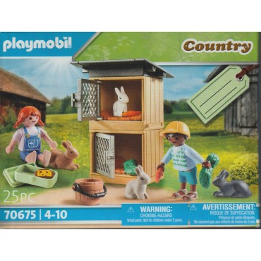 PLAYMOBIL COUNTRY 70675 RABBIT HUTCH