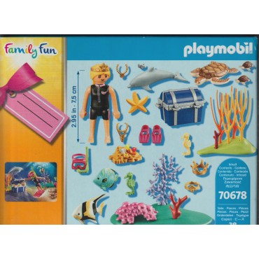 PLAYMOBIL FAMILY FUN 70678 IMMERSIONE FRA I TESORI