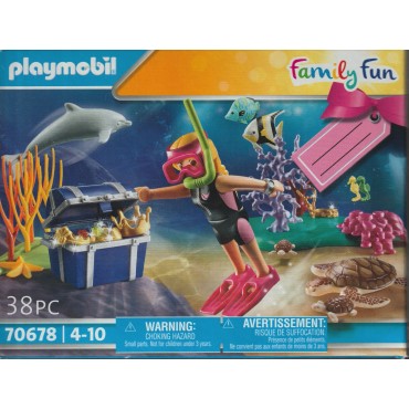 PLAYMOBIL FAMILY FUN 70678 TREASURE DIVER