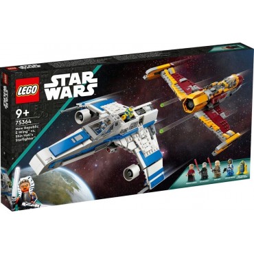 LEGO STAR WARS 75364 E -WING DELLA NUOVA REPUBBLICA VS STARFIGHTER DI SHIN HATI