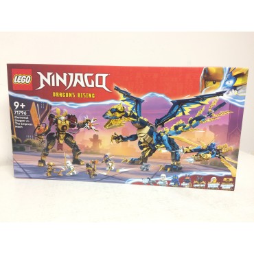 LEGO NINJAGO 71796 DRAGONE ELEMENTARE VS MECH DELL'IMPERATRICE