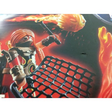 PLAYMOBIL NOVELMORE 70227 damaged box BURNHAM RAIDERS SPIRIT OF FIRE