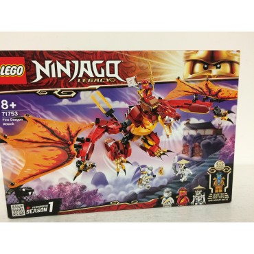 LEGO NINJAGO 71753 damaged box FIRE DRAGON ATTACK