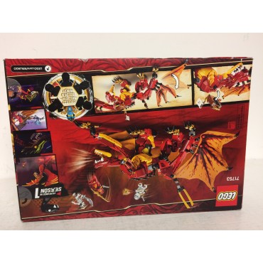 LEGO NINJAGO 71753 damaged box FIRE DRAGON ATTACK