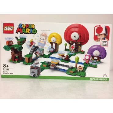 LEGO SUPER MARIO 71368 scatola danneggiata LA CACCIA AL TESORO DI TOAD - PACK DI ESPANSIONE