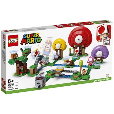 LEGO SUPER MARIO 71368 scatola danneggiata LA CACCIA AL TESORO DI TOAD - PACK DI ESPANSIONE