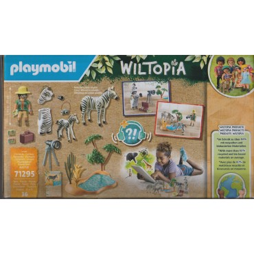 PLAYMOBIL WILTOPIA 71295 WILDLIFE PHOTOGRAPHER WITH ZEBRAS