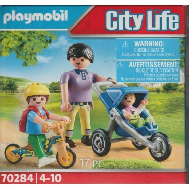 PLAYMOBIL CITY LIFE 70284 MAMMA CON BAMBINI