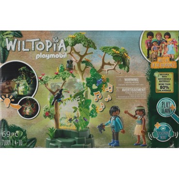 PLAYMOBIL WILTOPIA 71009 damaged box RAINFOREST NIGHTLIGHT