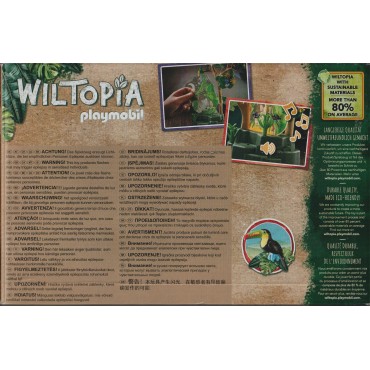 PLAYMOBIL WILTOPIA 71009 damaged box RAINFOREST NIGHTLIGHT