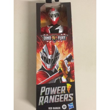 DINO FURY RED RANGER 12"  POWER RANGERS ACTION FIGURE