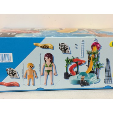 PLAYMOBIL FAMILY FUN 70609 PARCO ACQUATICO CON SCIVOLI