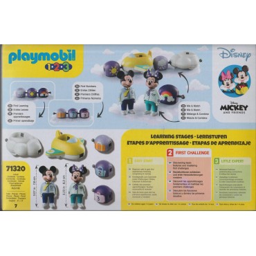 PLAYMOBIL 1.2.3    DISNEY MICKEY & FRIENDS 71320 IL TRENINO DELLE NUVOLE DI TOPOLINO E MINNIE