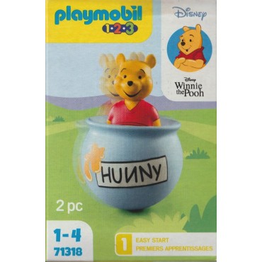 PLAYMOBIL 1.2.3 DISNEY 71318 WINNIE POO & HONEY POT