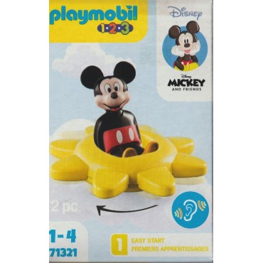 PLAYMOBIL 1.2.3 DISNEY 71321 MICKEY'S SPINNING SUN