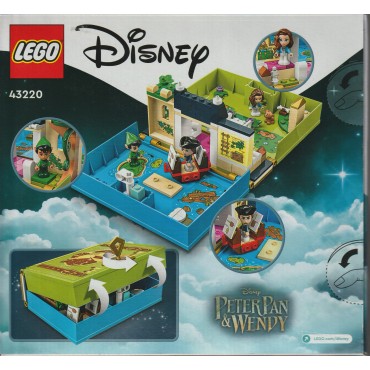 LEGO DISNEY PRINCESS 43220  L'AVVENTURA NEL LIBRO DELLE FIABE DI PETER PAN E WENDY