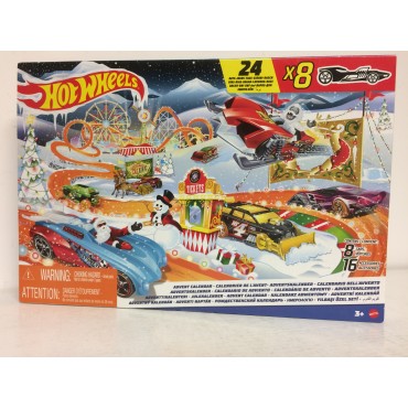 HOT WHEELS ADVENT CALENDAR 2021 New Mattel HCV 15