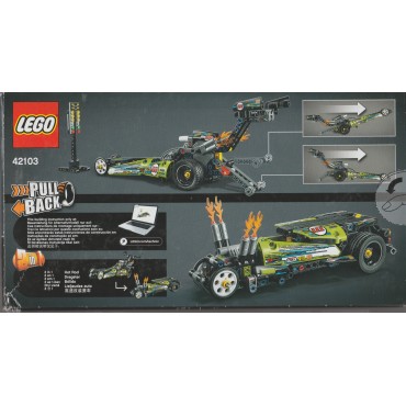 LEGO TECHNIC 42103  damaged box DRAGSTER