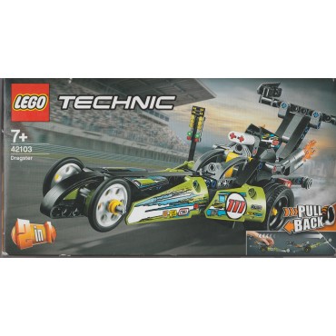 LEGO TECHNIC 42103  damaged box DRAGSTER