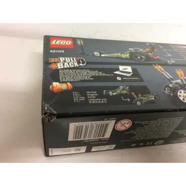 LEGO TECHNIC 42103  damaged box DRAGSTER